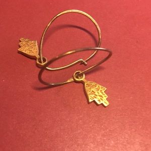 Hamsa earrings